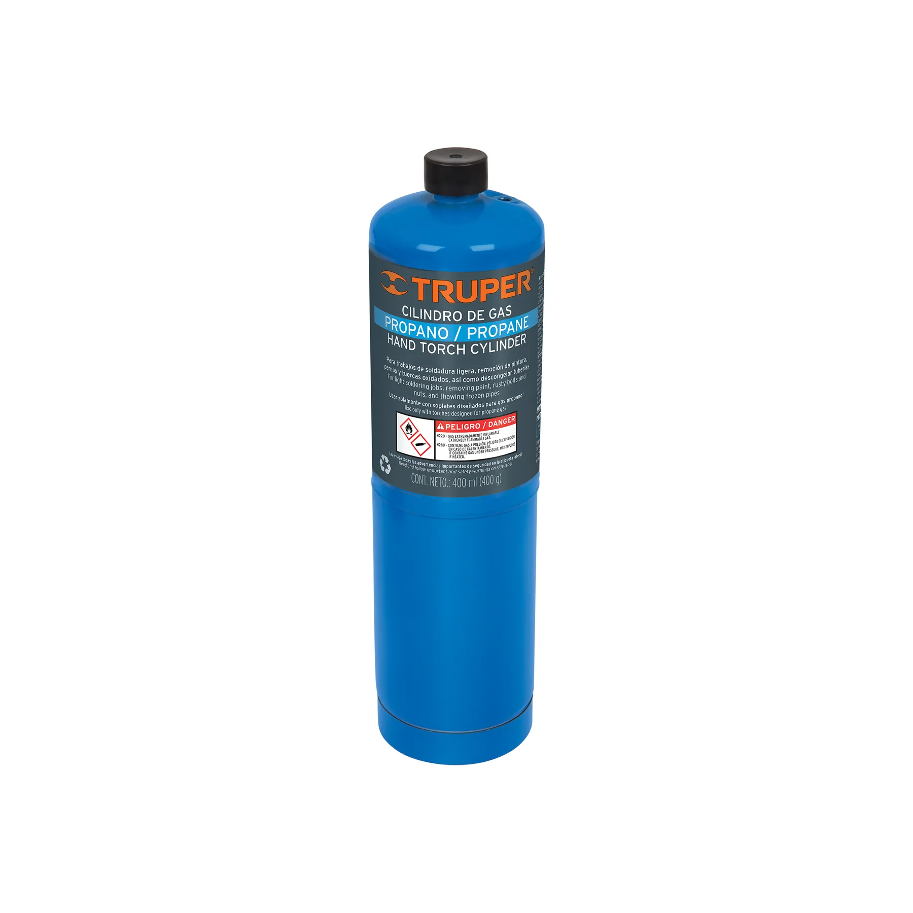 Gas propano Azul Truper Cilindro (400 gr)