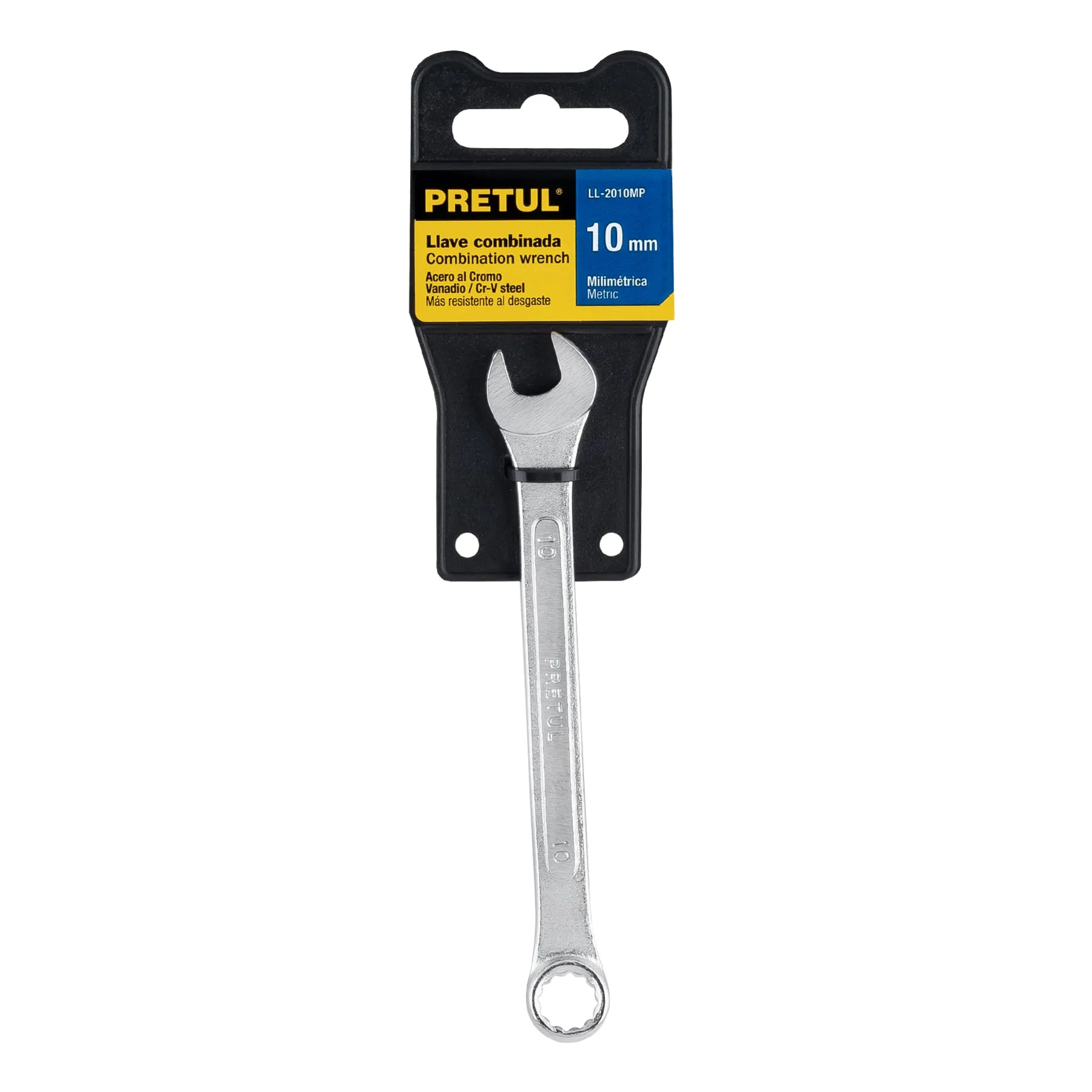 Llave combinada Pretul 10 mm Milimétrica