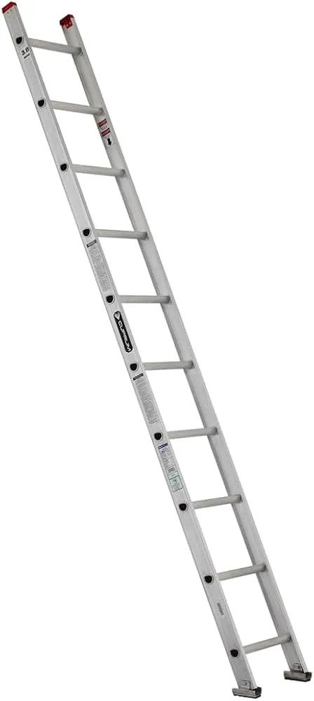 Escalera 4.88 m 150 kg (uso comercial) Cuprum Aluminio 16 peldaños Recta