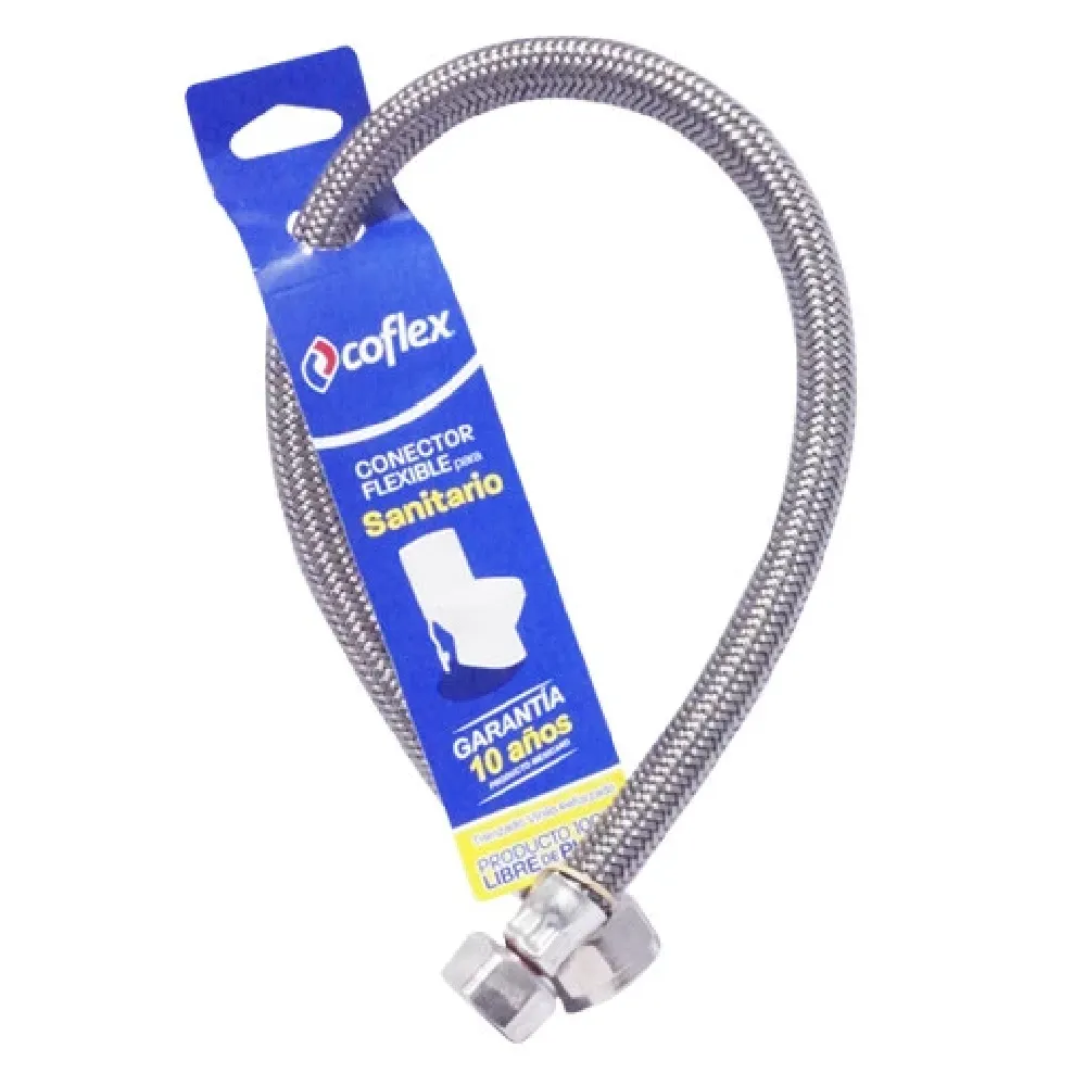 Manguera flexible para wc 35 cm Coflex Premium Vinilo