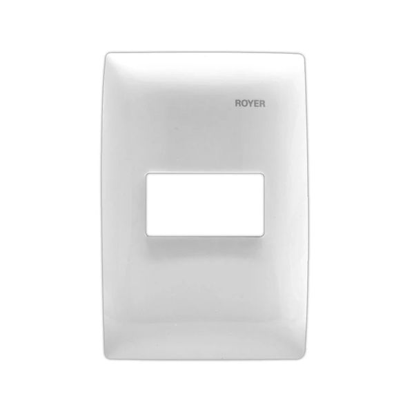 Placa sencilla Blanca 1 Modulo Royer