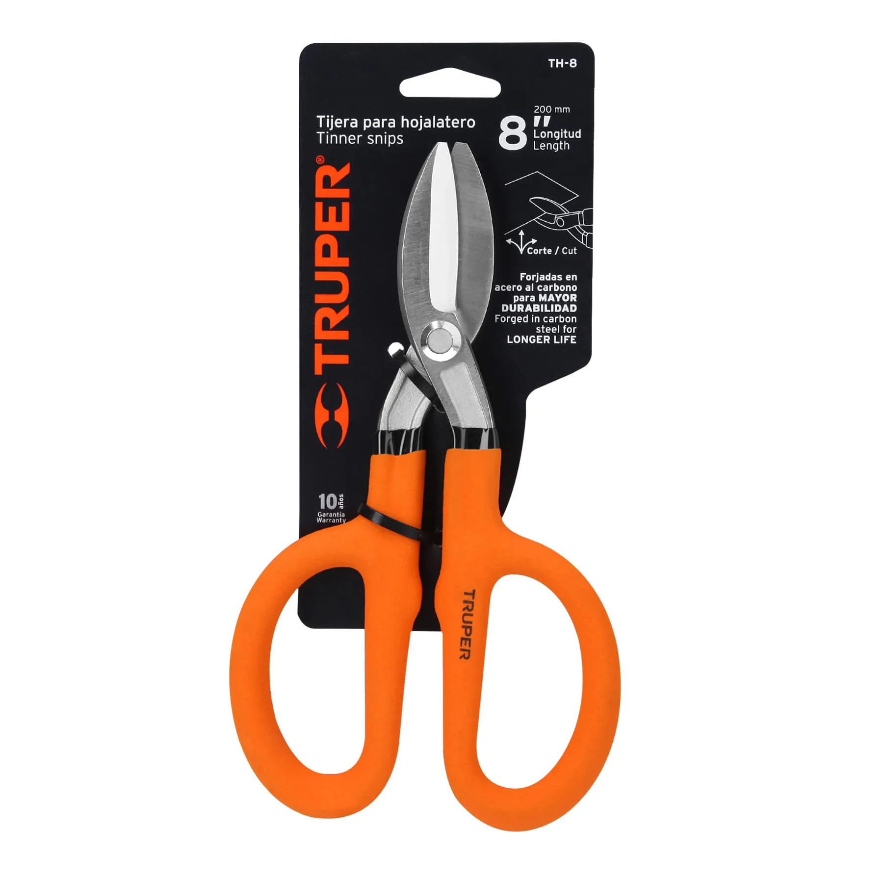 Tijeras 8 " (20 cm) Truper Para hojalatero
