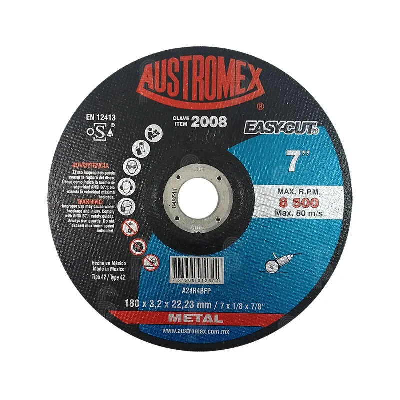 Disco de corte para metal 7 " Austromex 2008