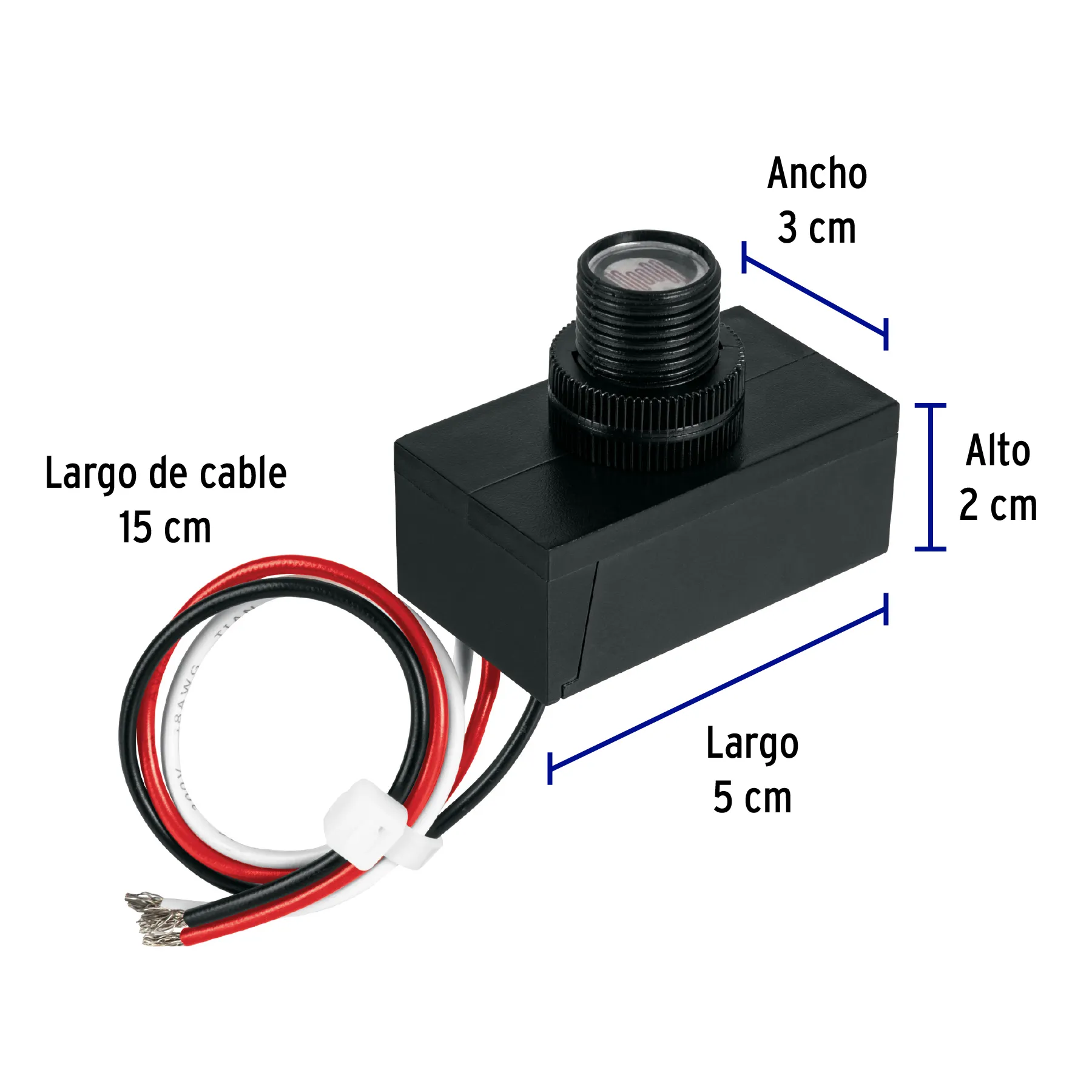 Fotocelda (Interruptor fotoeléctrico) Volteck