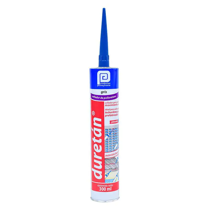 Silicón (Sellador) Gris duretán Cartucho Poliuretano