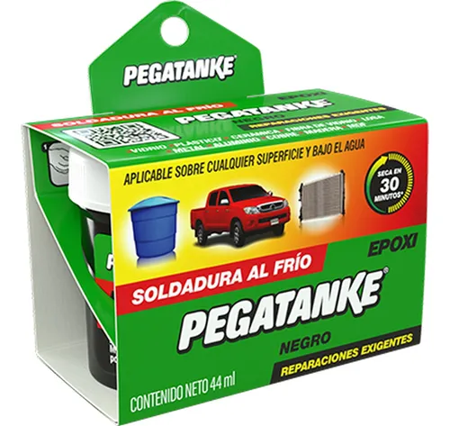 Adhesivo epóxico Negro Pegatanke