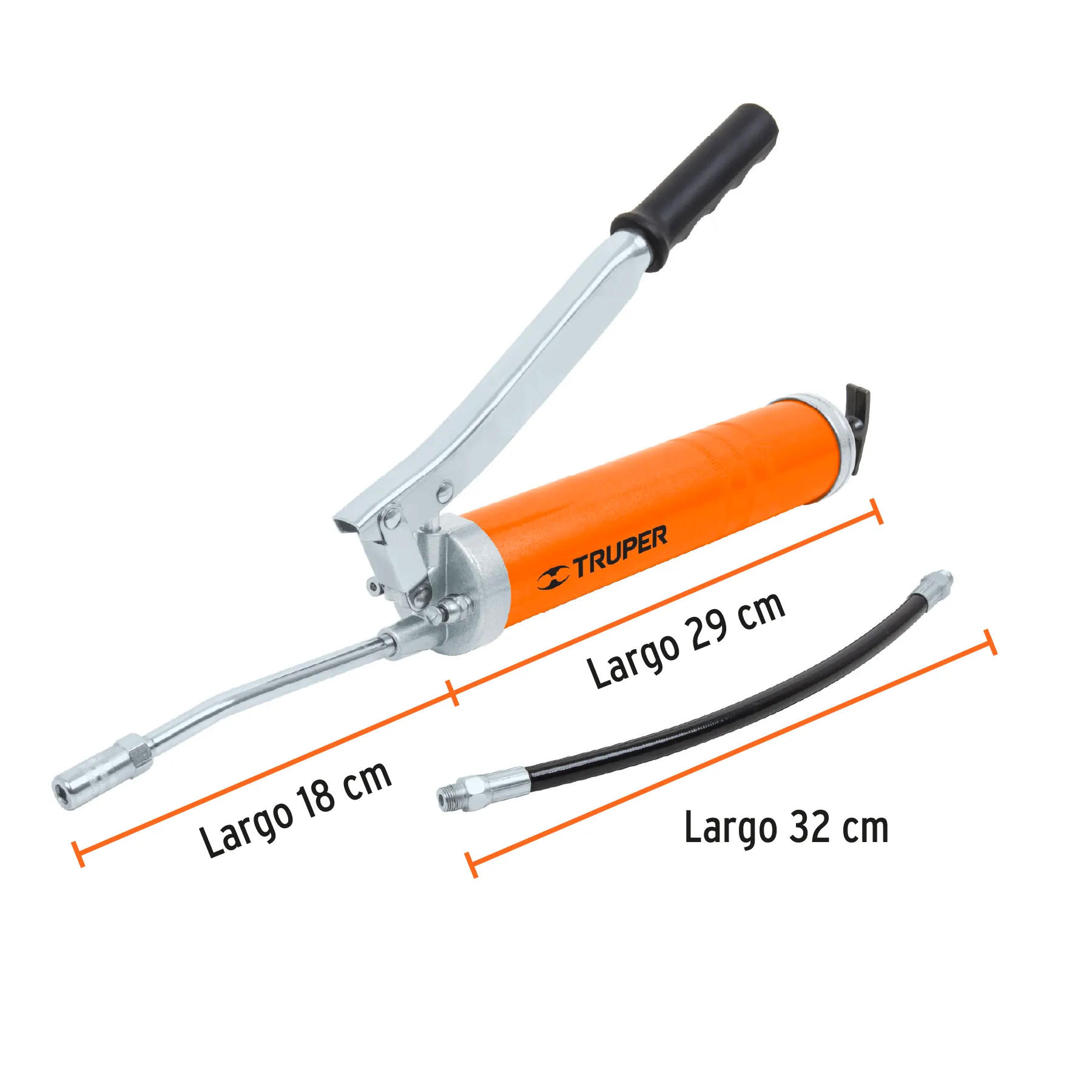 Inyector de grasa Truper 10,000 psi
