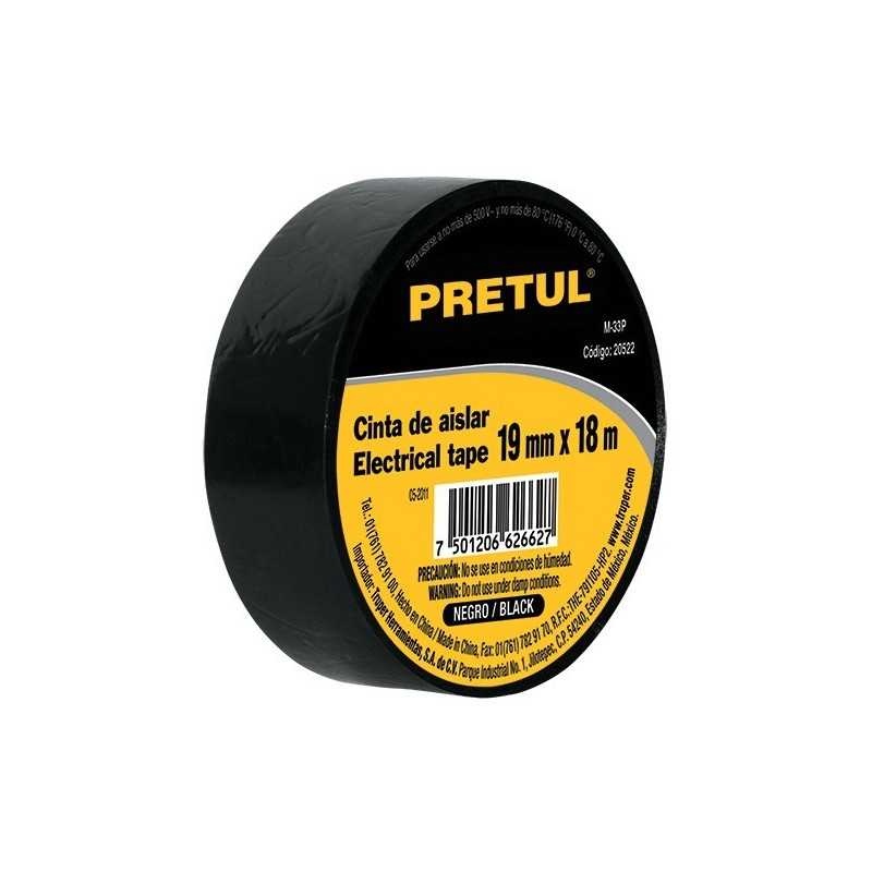 Cinta de aislar Negra Pretul