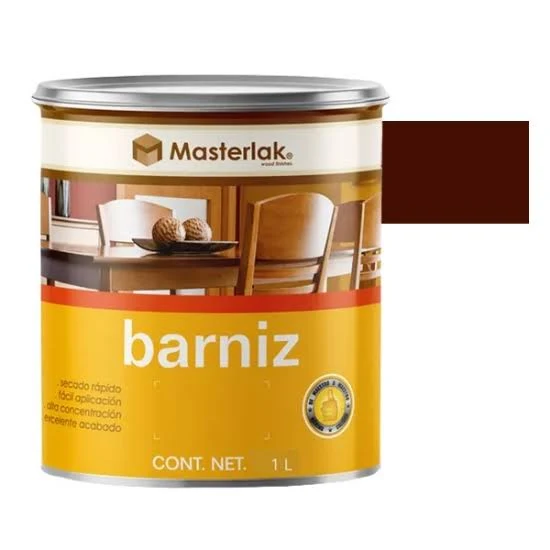 Barniz Caoba ingles 1 L (1000 ml) Masterlak