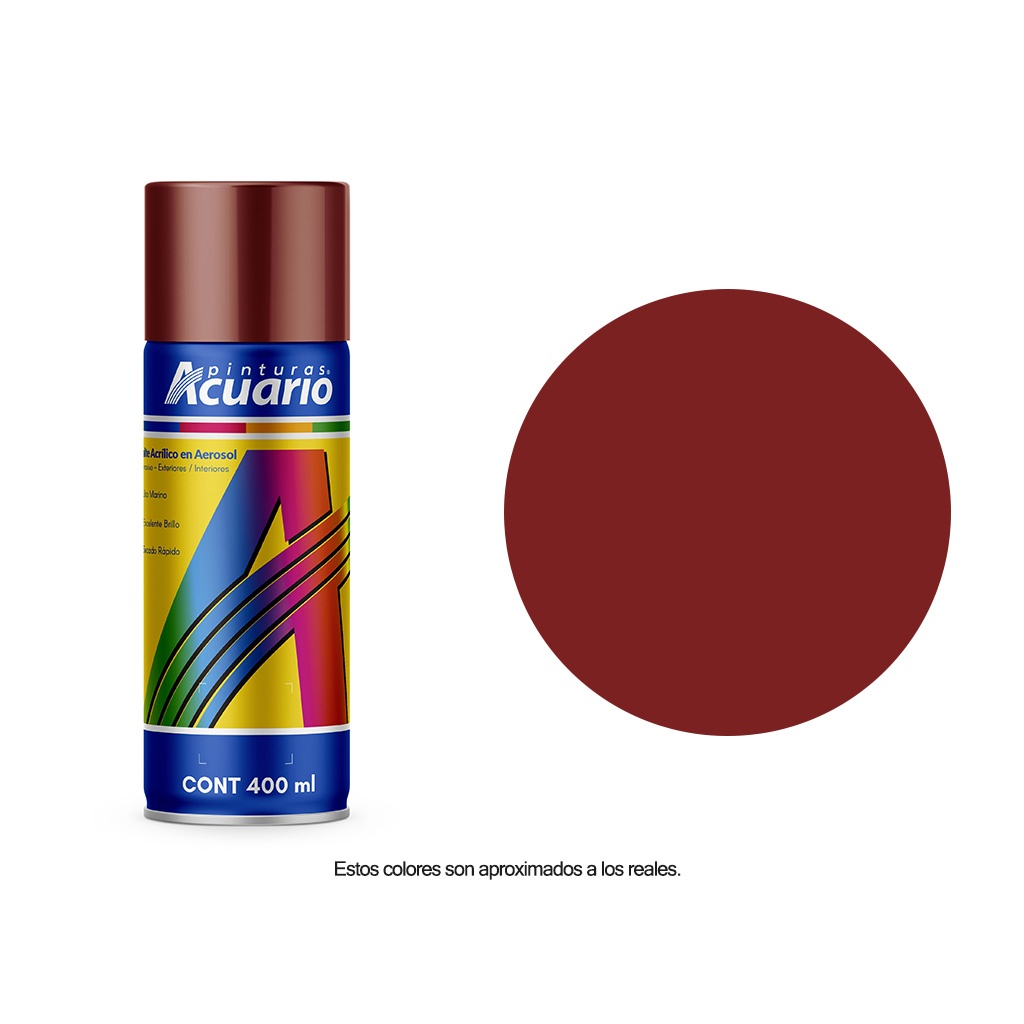 Aerosol Rojo oxido Acuario