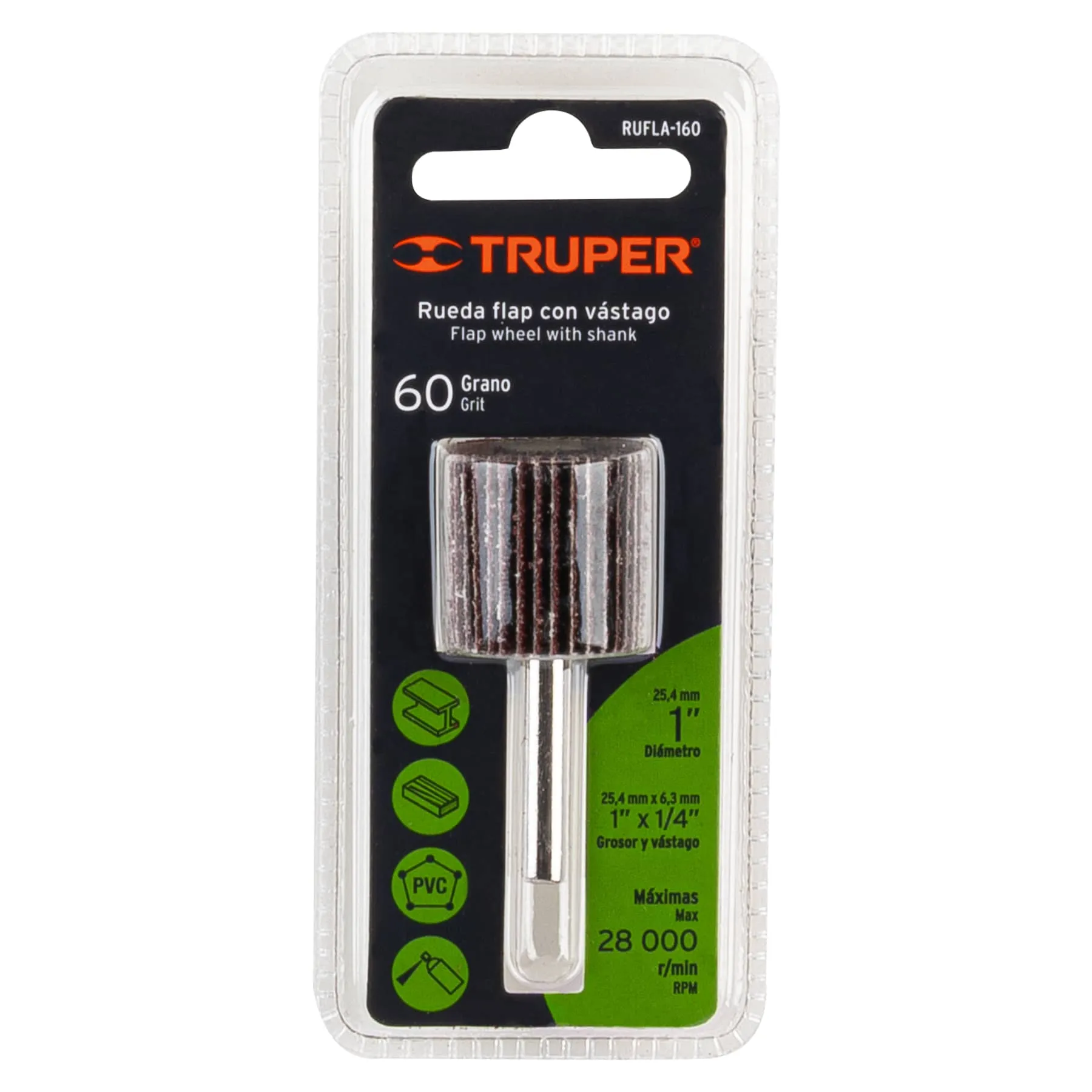 Rueda flap 1 " 60 Truper