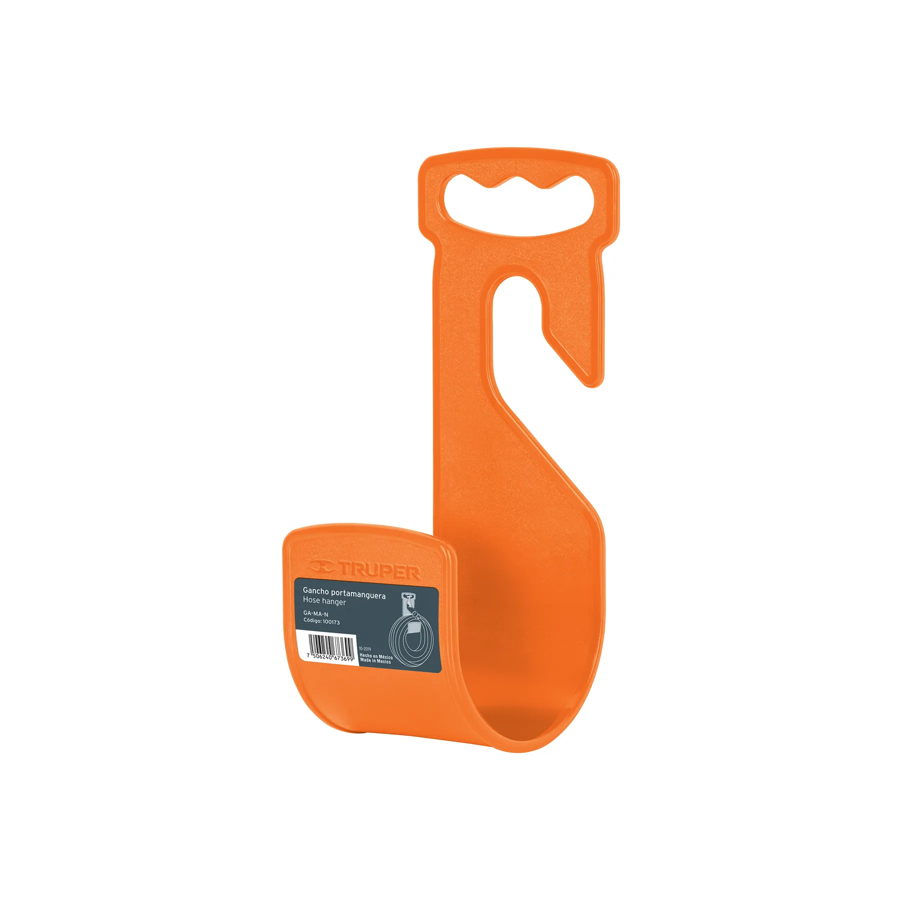 Porta-manguera Naranja Truper Gancho de ABS