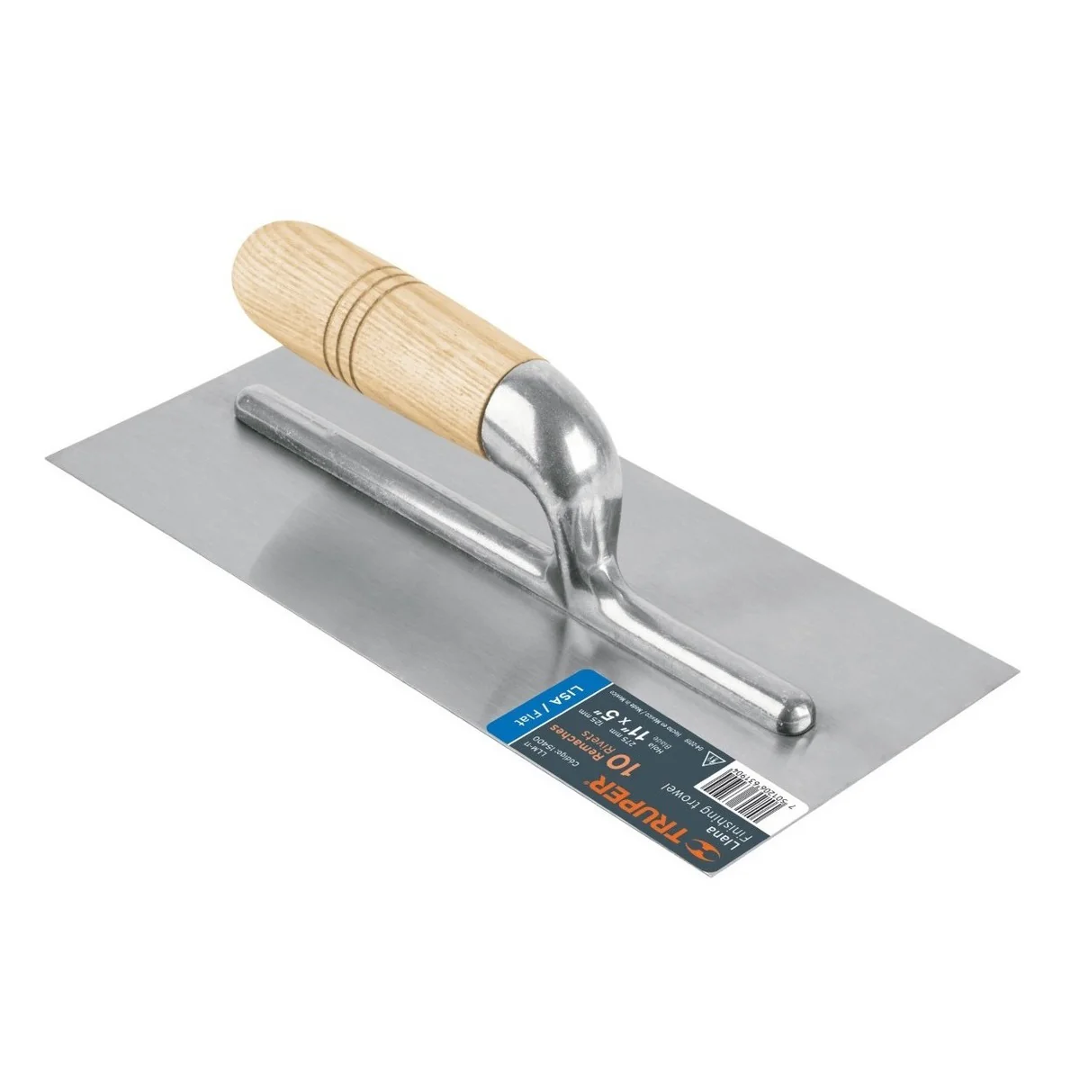 Llana Truper 11" x 5" Recta Mango de madera