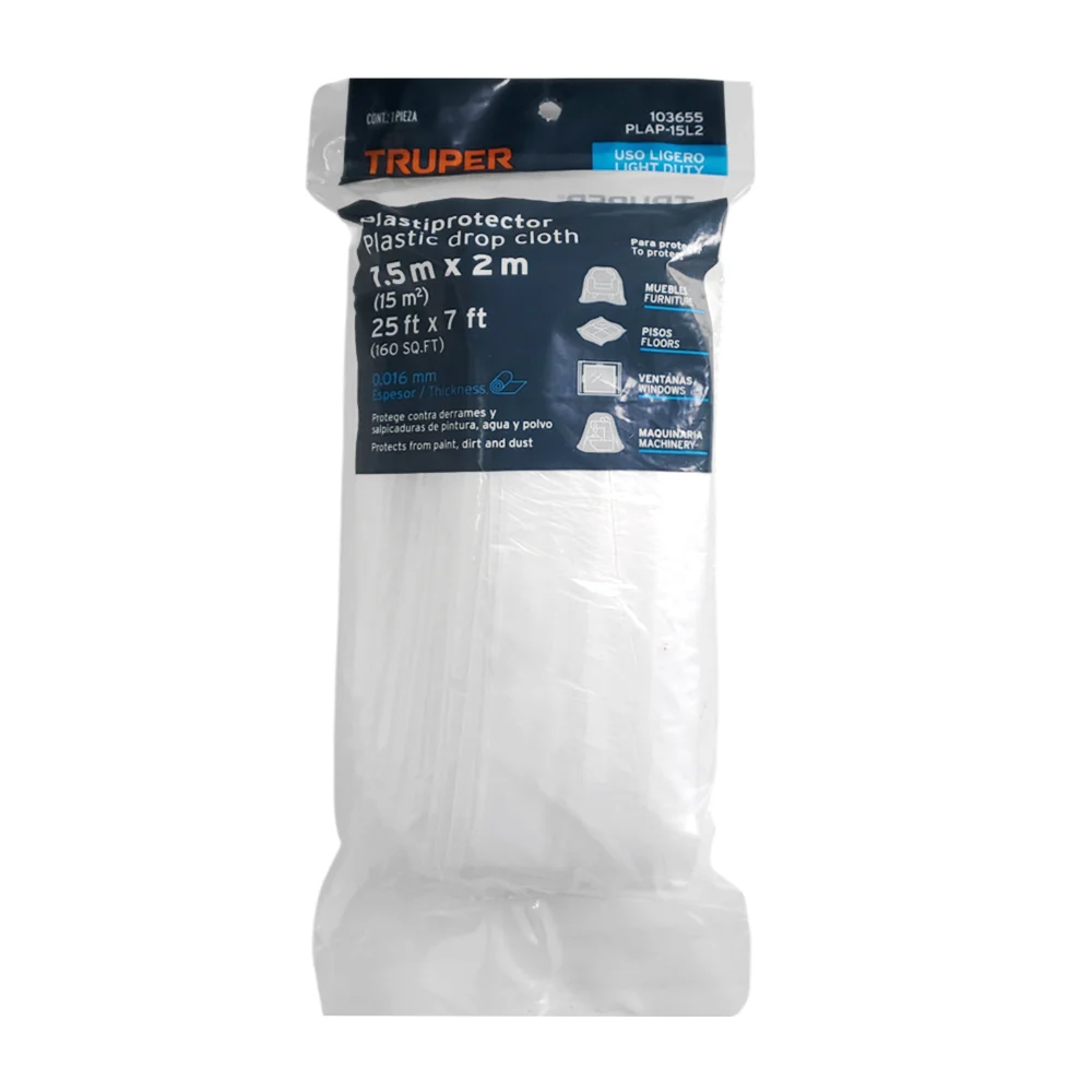 Plasti-protector Truper 7.5 x 2 m Ligero