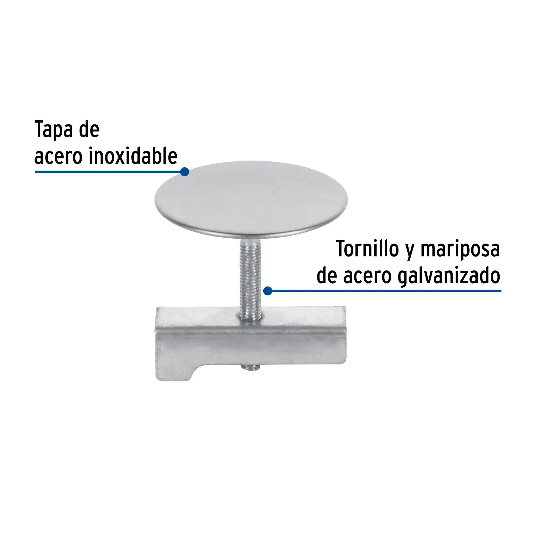 Cubretaladros Foset De acero inox (1-3/4)