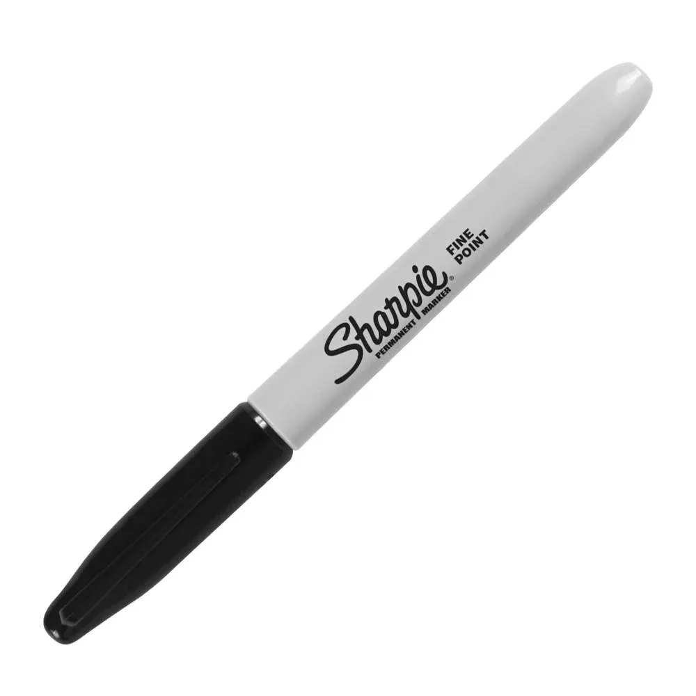 Macador permanente Negro (Sharpie) Punta fina