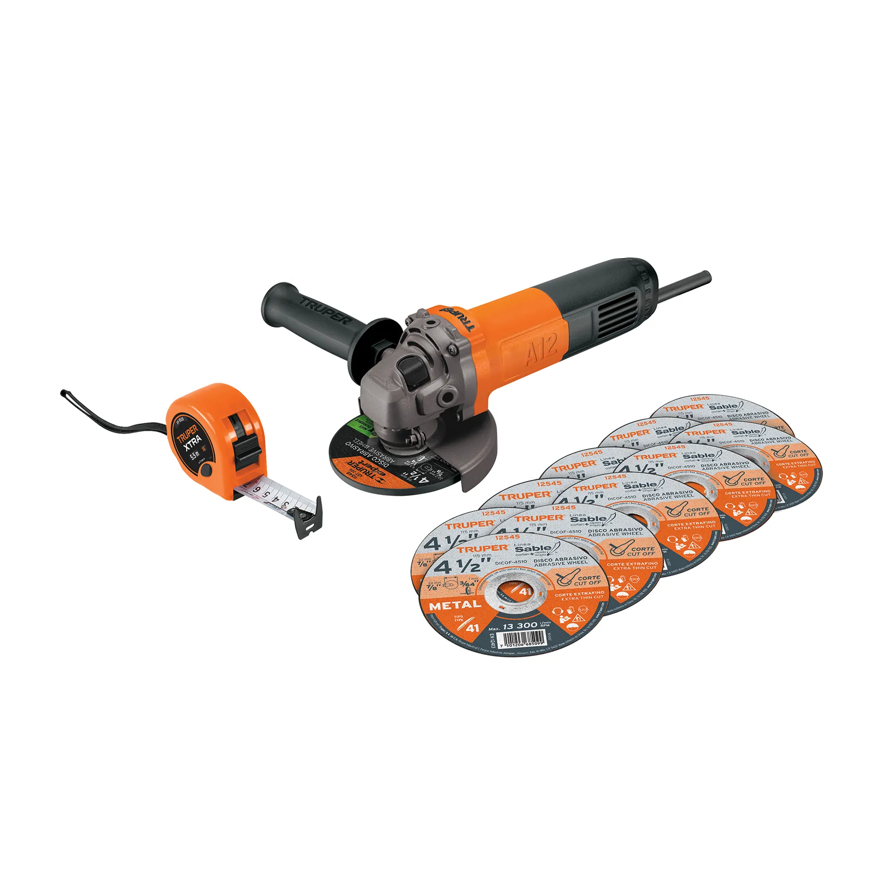 Esmeriladora 4-1/2 " Truper 700 W