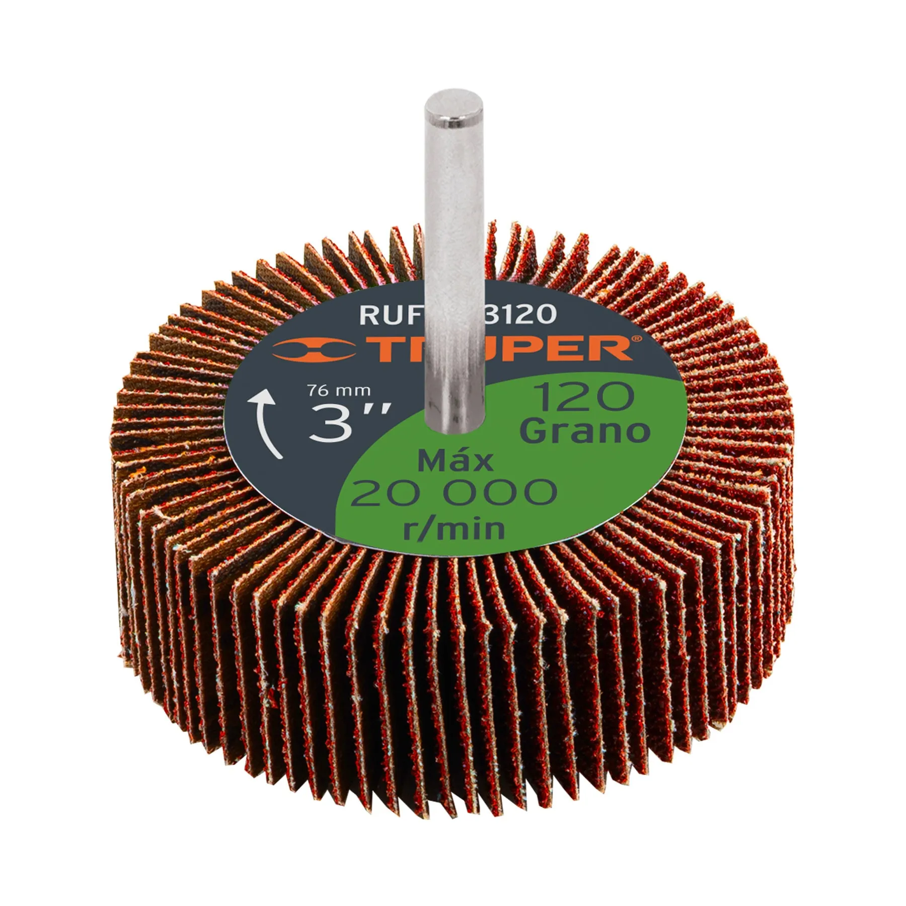 Rueda flap 3 " 120 Truper