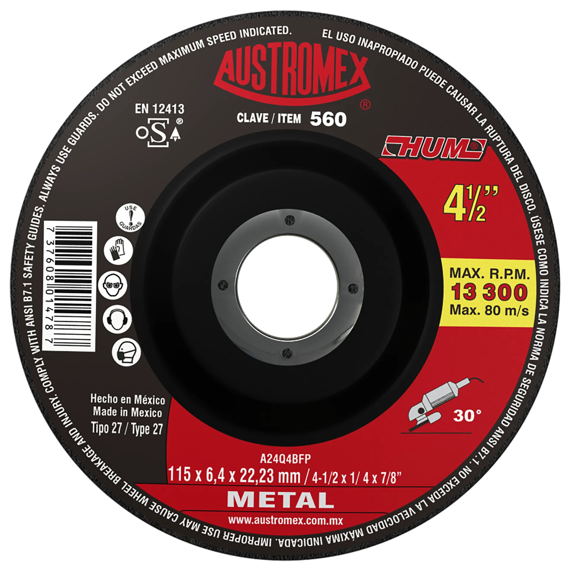 Disco de desbaste