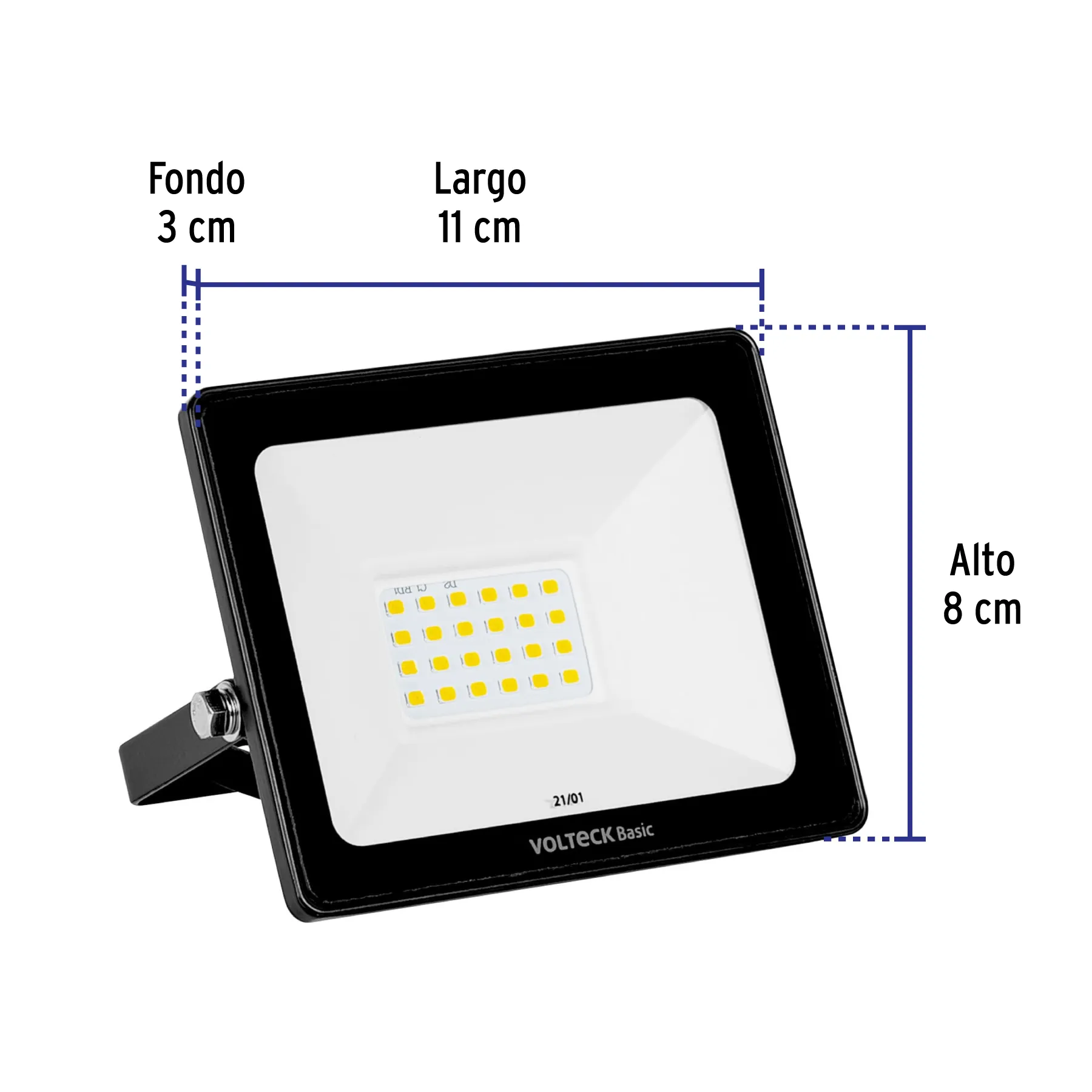 Reflector LED Volteck REF-401L 20 W Fría 6,500 K