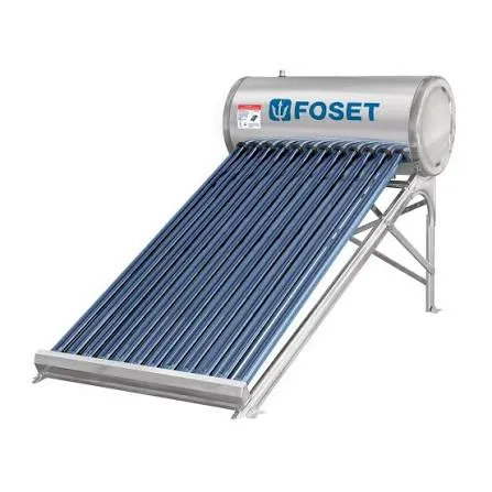 Calentador solar baja presión Foset 4 personas 12 tubos