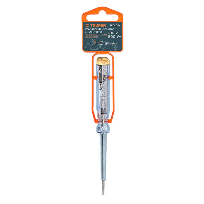 Probador de circuitos 14 CM Truper Tipo desarmador