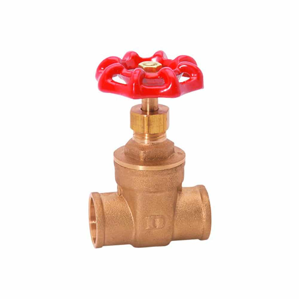 Válvula de compuerta Latón Dica 1 " 200 psi Soldable
