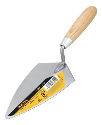 Cuchara para albañil Pretul 8 " (20 cm) Filadelfia Mango de madera Soldada