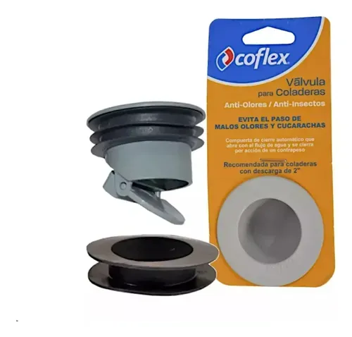 Válvula anti-olores para coladera Coflex
