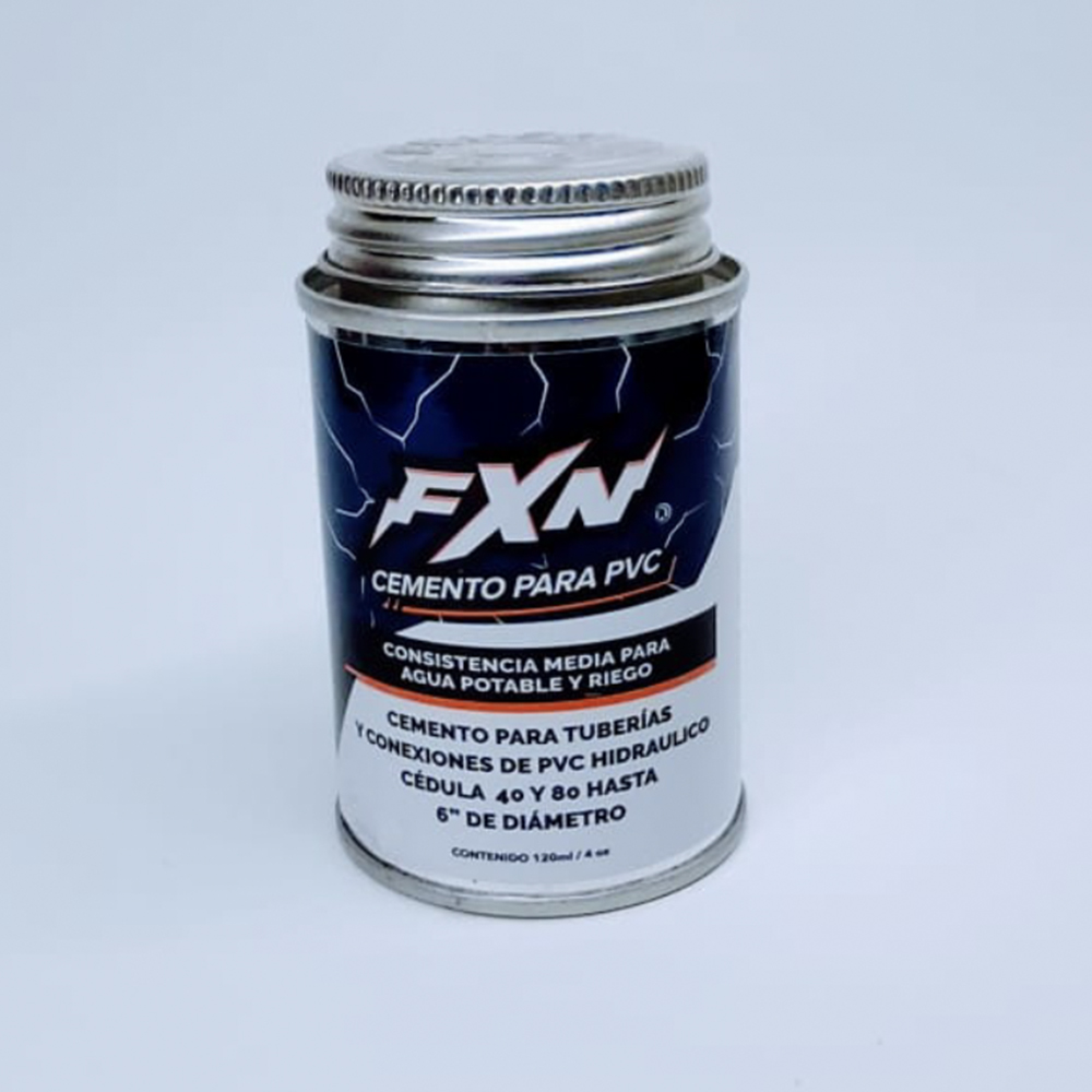 Pegamento para tubería Azul 120 ml FXN Bote PVC