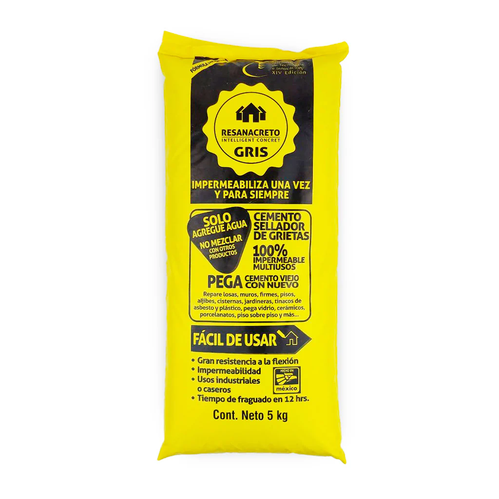 Resanador para concreto Gris 5 kg Resanacreto