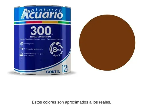 Pintura de esmalte Cobre 1 L (1000 ml) Acuario 300