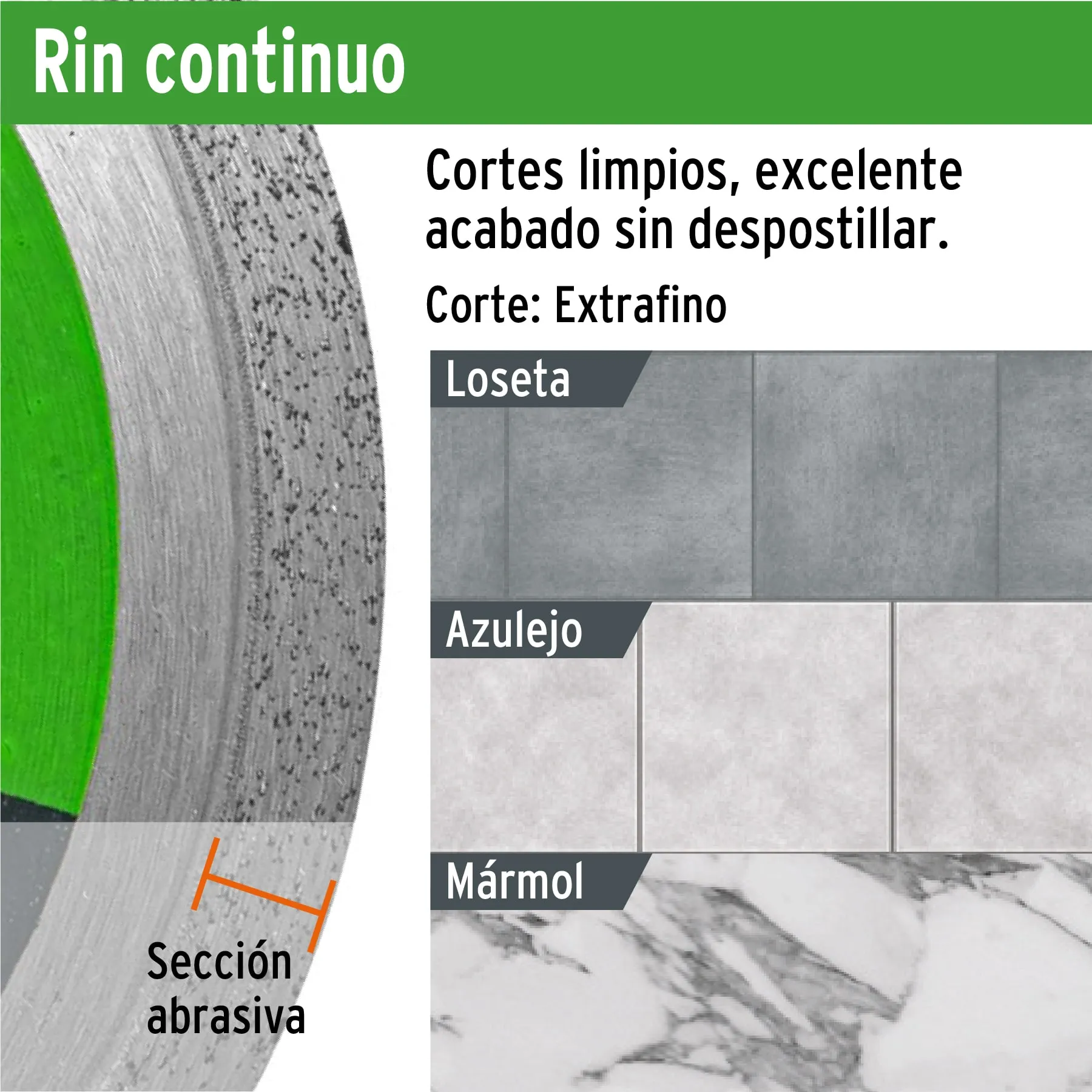 Disco de diamante 4-1/2 " Truper