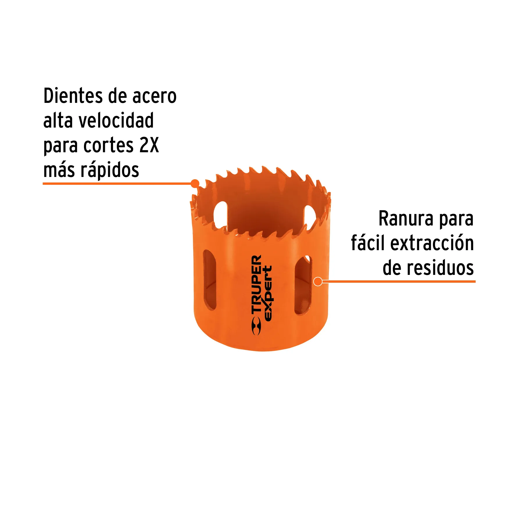 Brocasierra 2" (50 mm) Truper Bimetalica