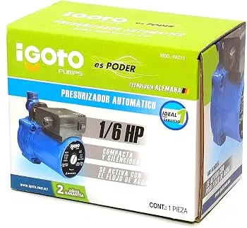 Presurizador Igoto 1/6 HP