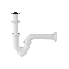 Cespol Foset PVC Rígido con tapa para limpieza Contra con arillo cromado Para lavabo