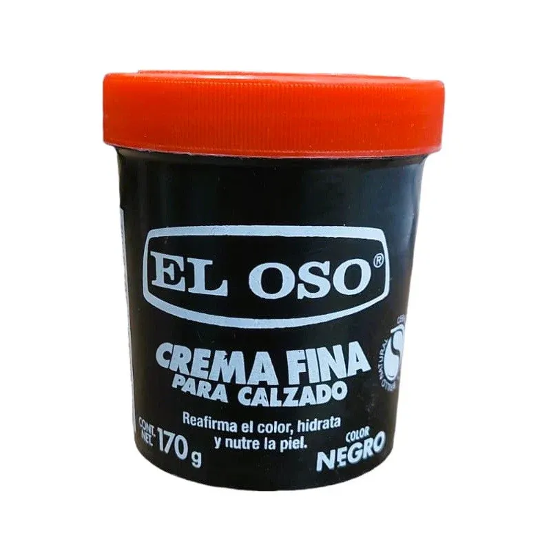 Crema para calzado Negro 170 g El oso