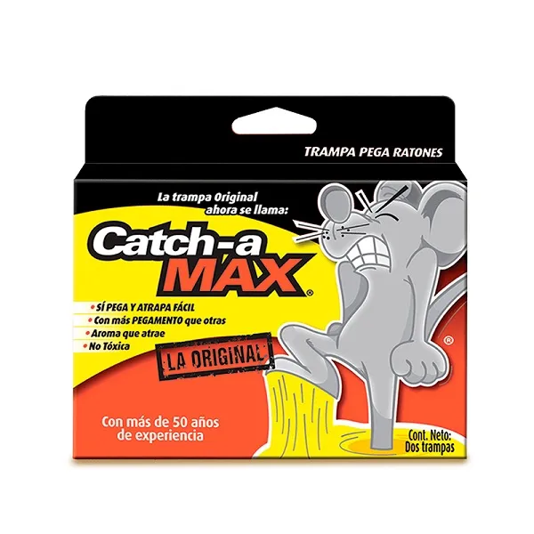 Trampa de pegamento para ratas 2 Piezas Catch-a MAX Chica