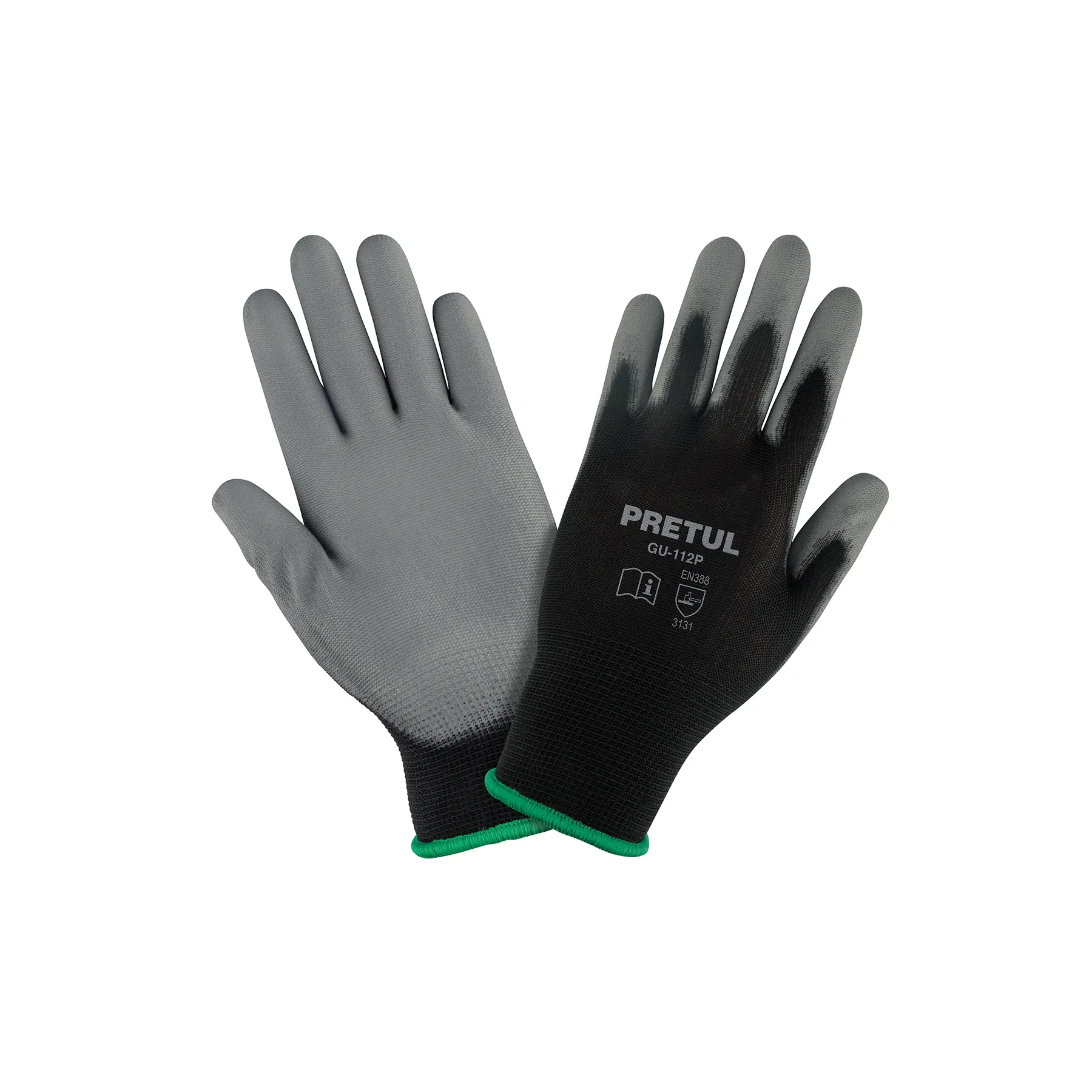 Guantes Pretul Recubrimiento de poliuretano M