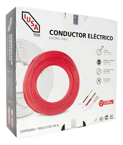 Cable duplex (POT) #14 IUSA Por rollo (100 m)