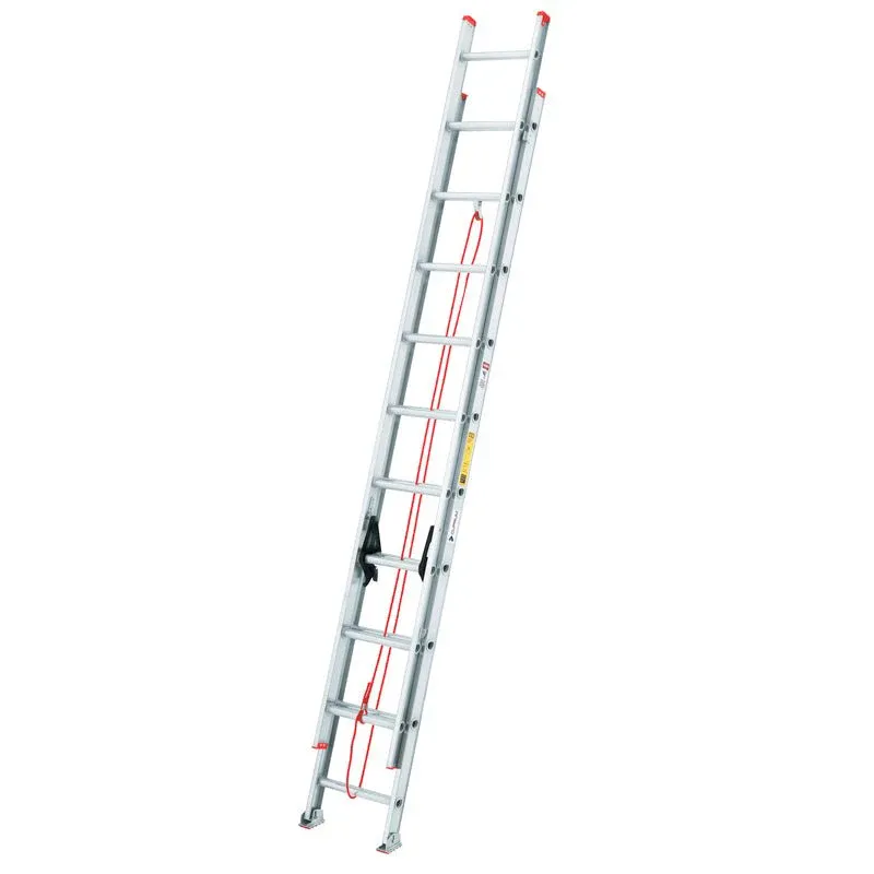 Escalera 5.18 m 150 kg (uso comercial) Cuprum Aluminio 20 peldaños Extensión