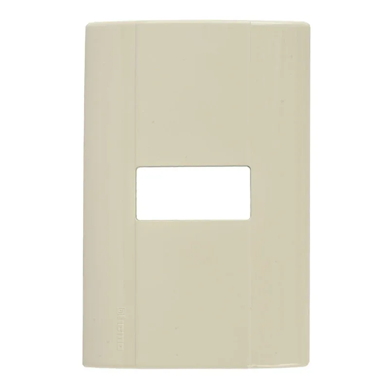 Placa sencilla Marfil 1 Modulo Bticino