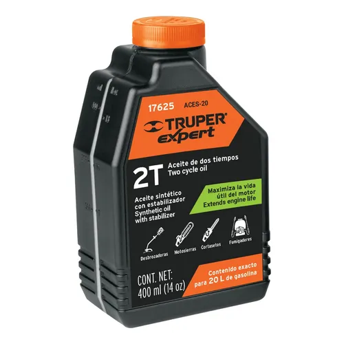 Aceite de 2 tiempos 400 ml - 20 L Truper Expert