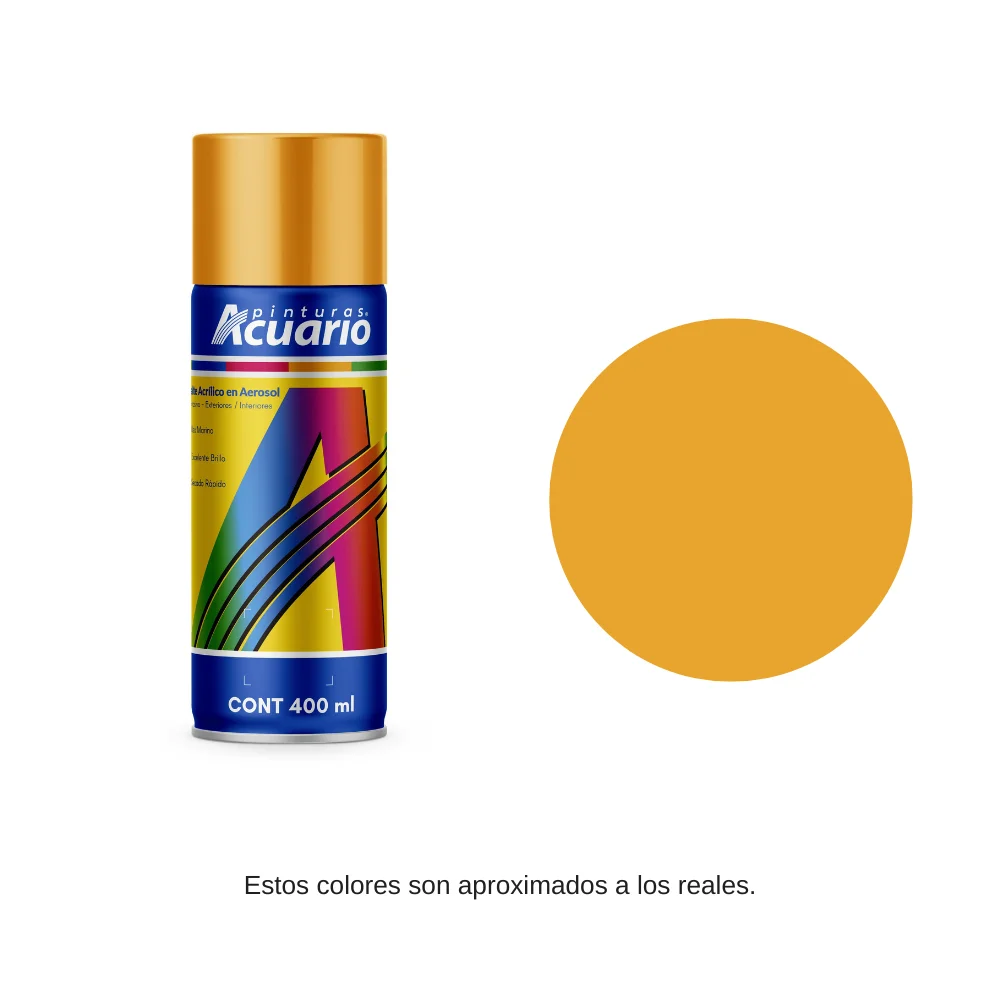 Aerosol Amarillo cromo Acuario