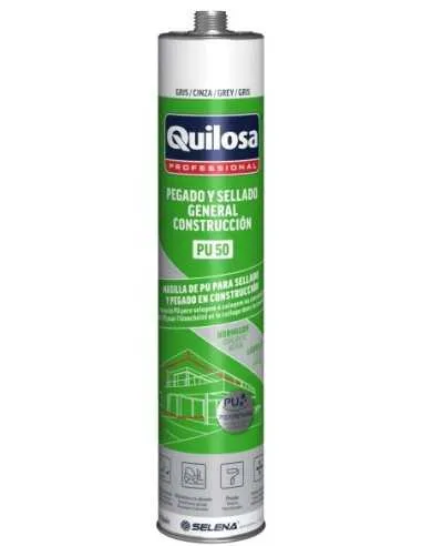 Silicón (Sellador) Gris Quilosa Cartucho Poliuretano
