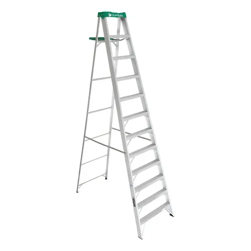 Escalera 3.66 m 175 kg (uso profesional) Cuprum Aluminio 11 peldaños Tijera