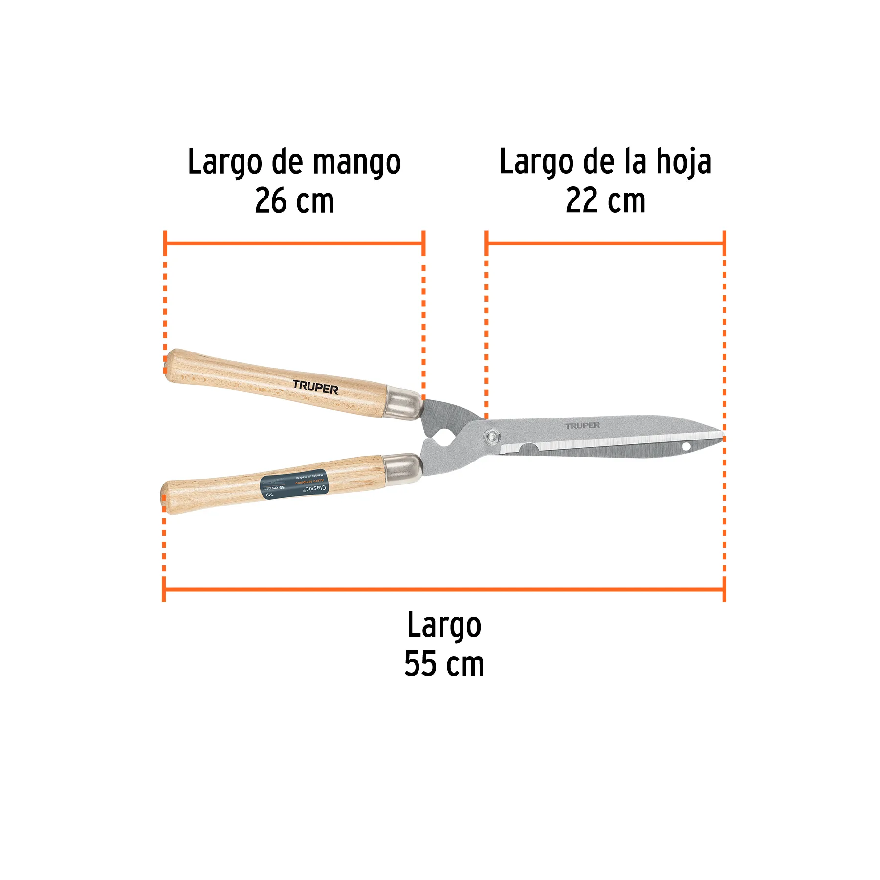Tijeras para poda Truper Mangos de madera