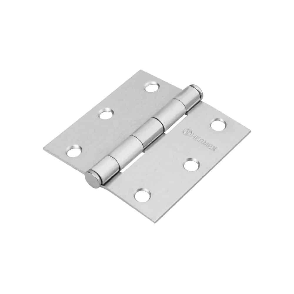 Bisagra rectangular Cromo Phillips 3 " x 3 " Por pieza