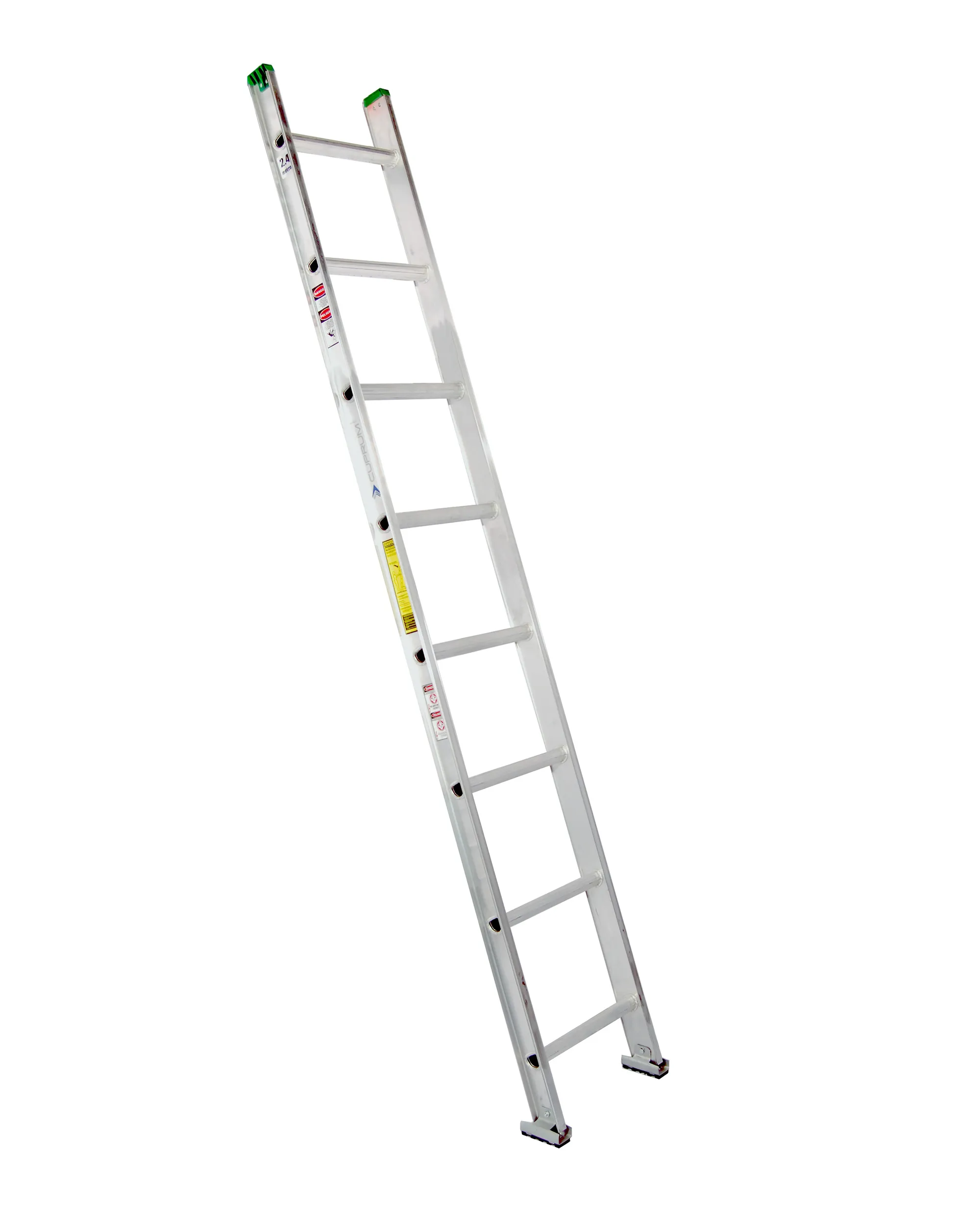 Escalera 2.44 m 150 kg (uso comercial) Cuprum Aluminio 8 peldaños Recta