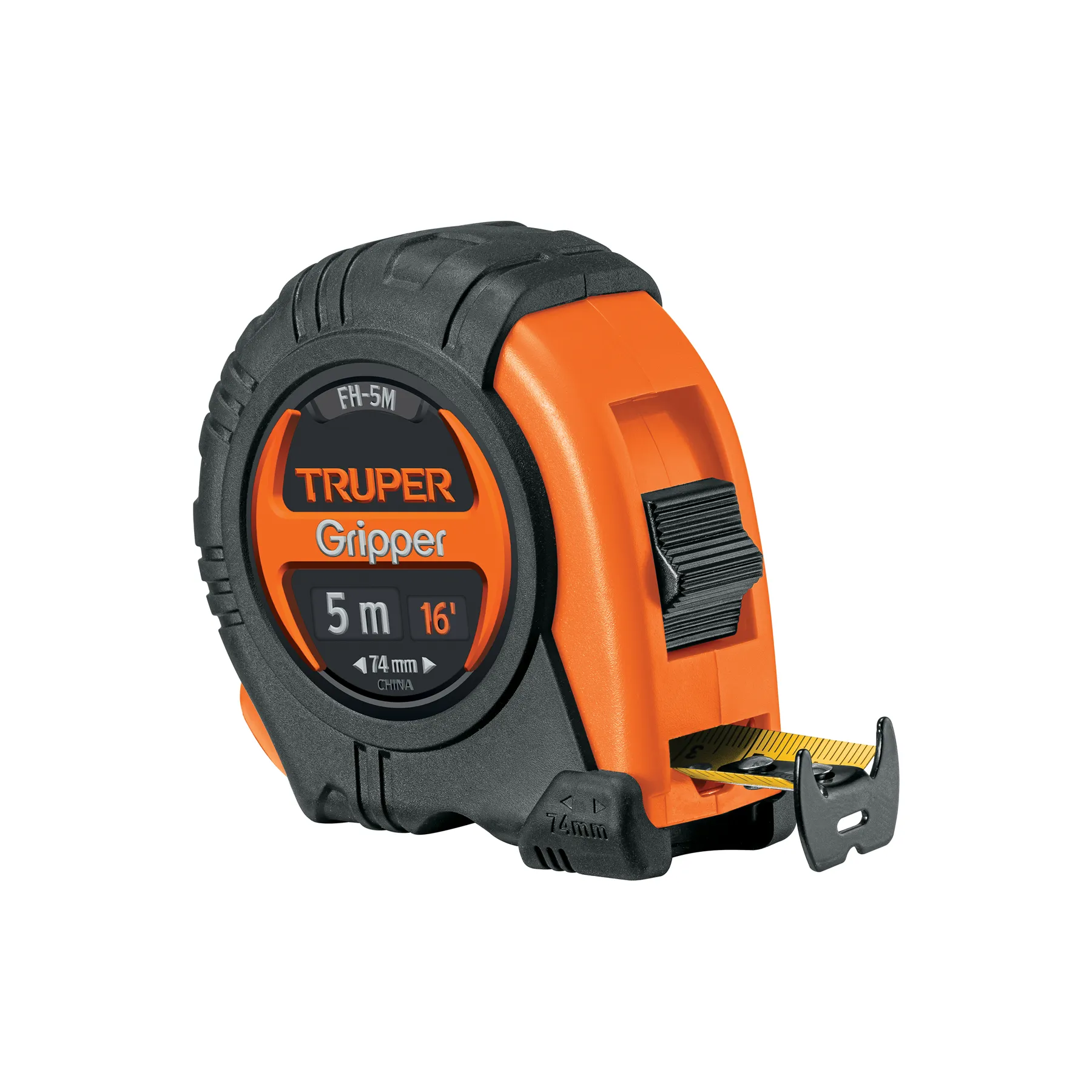 Flexometro 5 m Truper gripper